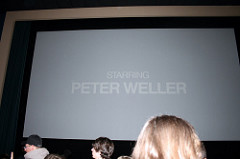 That's right... Peter. Weller.