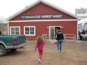 The Tatamagouche Farmer's Market on Saturday mornings in Tatamagouche