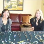 "Gilded Girls" Diane Walker (left) and Kim Richardson held a successful initial launch of their business this past Sunday.
