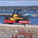 Machines have been hard at work for the grand opening of the new Bedford Harbourwalk.