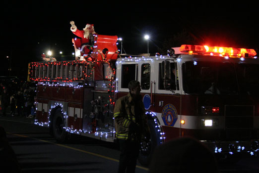 Santa was his usual jolly self during Bedford's annual Santa Claus Parade on Sunday evening. See photos from the parade below. 