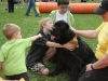 Kids meet a member of the Cool Canines Agility Team.