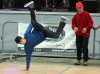 A crew of local break dancers got busy for the crowd.