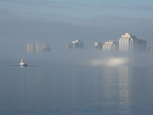Morning fog (Halifax NS, July 7 2010)