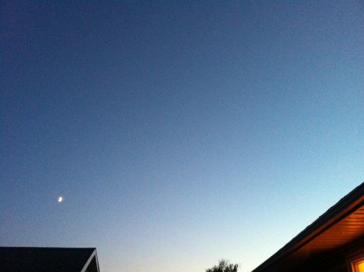 wordless wednesday: the midnight sun from my front door
