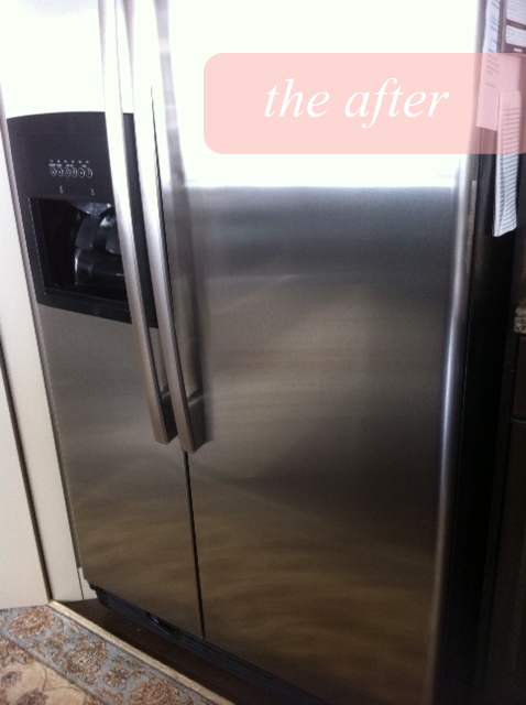 how to naturally clean stainless steel | before   after
