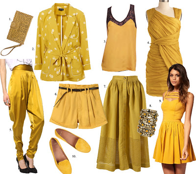 Fall in love with Mustard Coloured Clothing