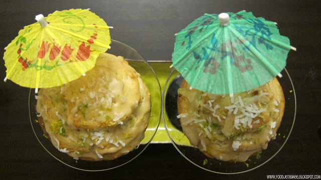 Citrus, Coconut Kahlua Muffins
