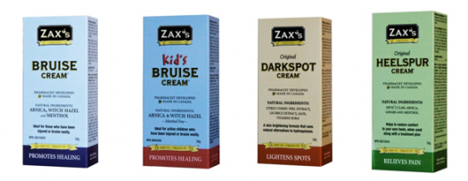 zax’s original creams: treat sun spots bruises naturally | $87 full set giveaway