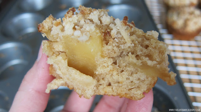 Apple Buttermilk Muffins with Coconut Crumble
