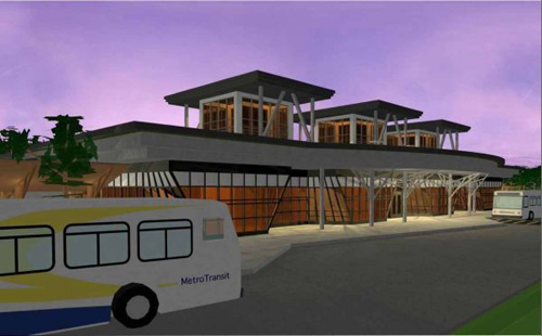 Dartmouth Bus shelter rendering 