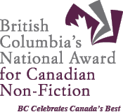 British Columbia's National Award for Canadain Non-Fiction