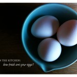 in the kitchen: how fresh are your eggs?