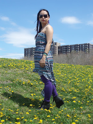 OOTD: Asymmetrical dress