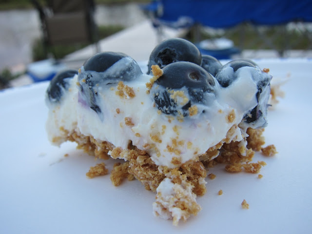 No-Bake Blueberry Cheesecake Squares