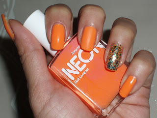NOTD: American Apparel Neon Coral