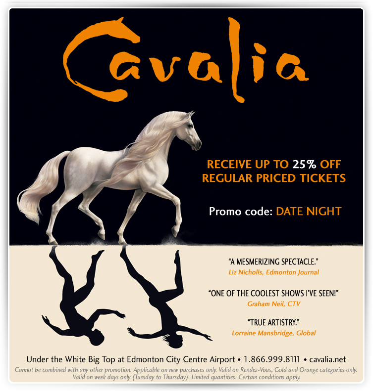 cavalia in edmonton: making date night magical with 25% off