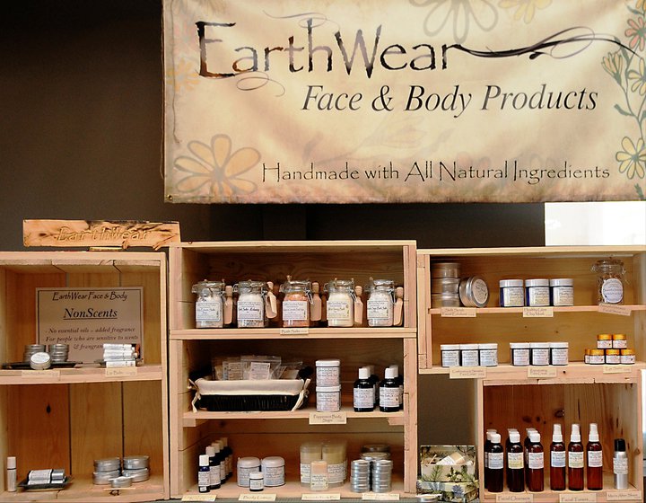 earthwear face body products | handmade with all natural ingredients