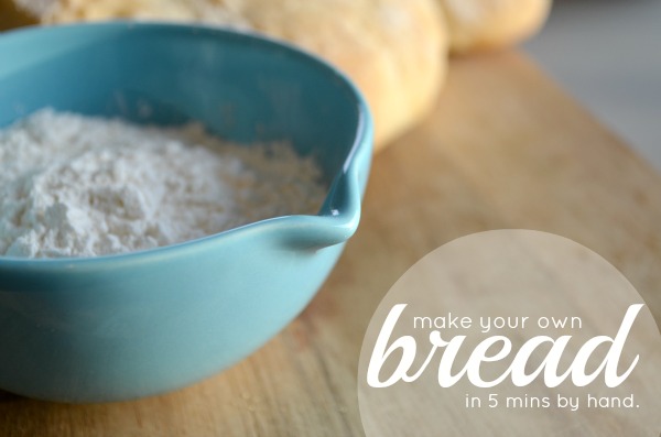 how to: make your own bread by hand in 5 minutes with no kneading required