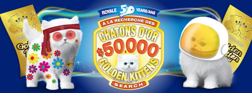 Royale Golden Kittens 50th Anniversary Promotion