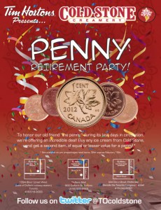 Goodbye Penny Retirement Party and Win with Coldstone Creamery