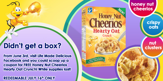 HOC Banner Something Old is New Again and Honey Nut Cheerios Hearty Oat Crunch and 25 FPC Coupons
