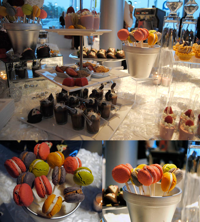 Fancy desserts. I was clearly enamoured by the macarons on a stick. That's Martha Stewart levels of awesome.