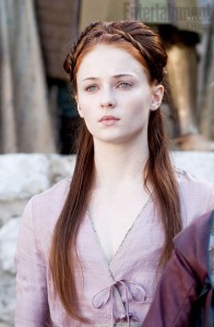 This is basically the only expression that Sansa knows. 