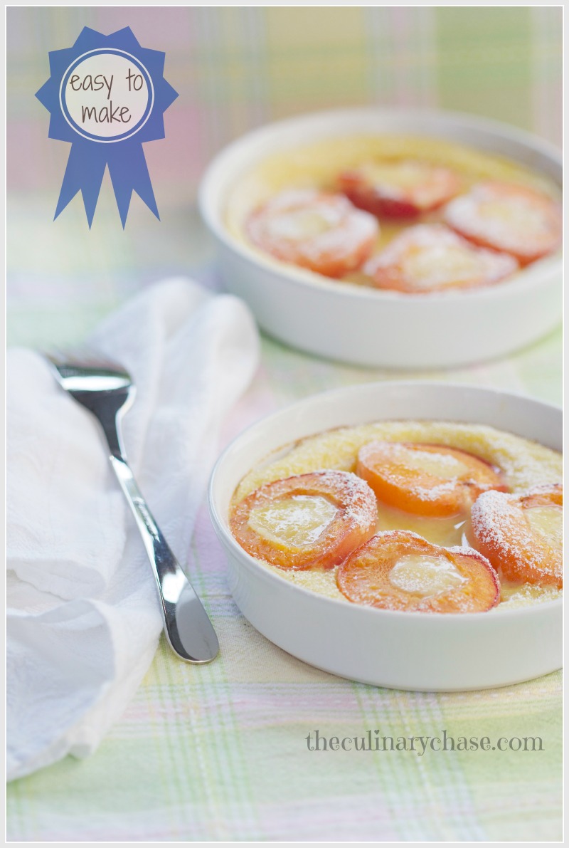 apricot clafoutis by The Culinary Chase