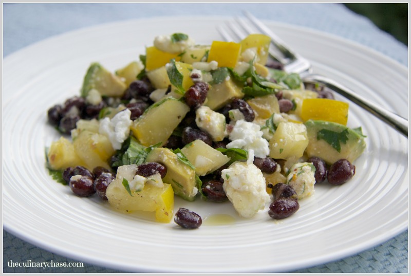 black bean salad by The Culinary Chase