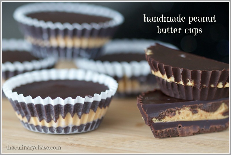 handmade peanut butter cups by The Culinary Chase