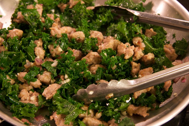 kale & sausage by The Culinary Chase
