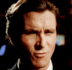 Reaction GIF: smile, yes, oh snap, nod, approval, nice, Christian Bale, American Psycho