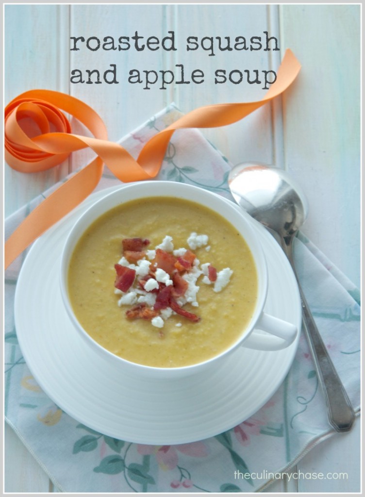 roasted squash & apple soup by The Culinary Chase