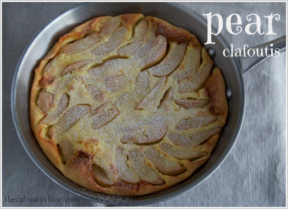 Pear Clafoutis by The Culinary Chase