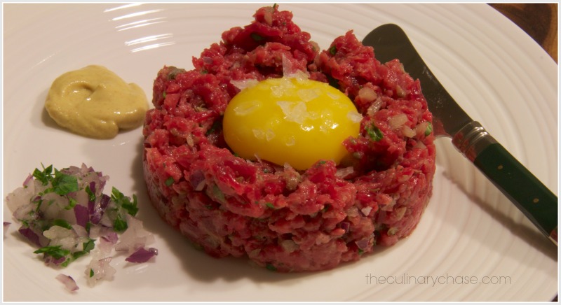 steak tartare by The Culinary Chase