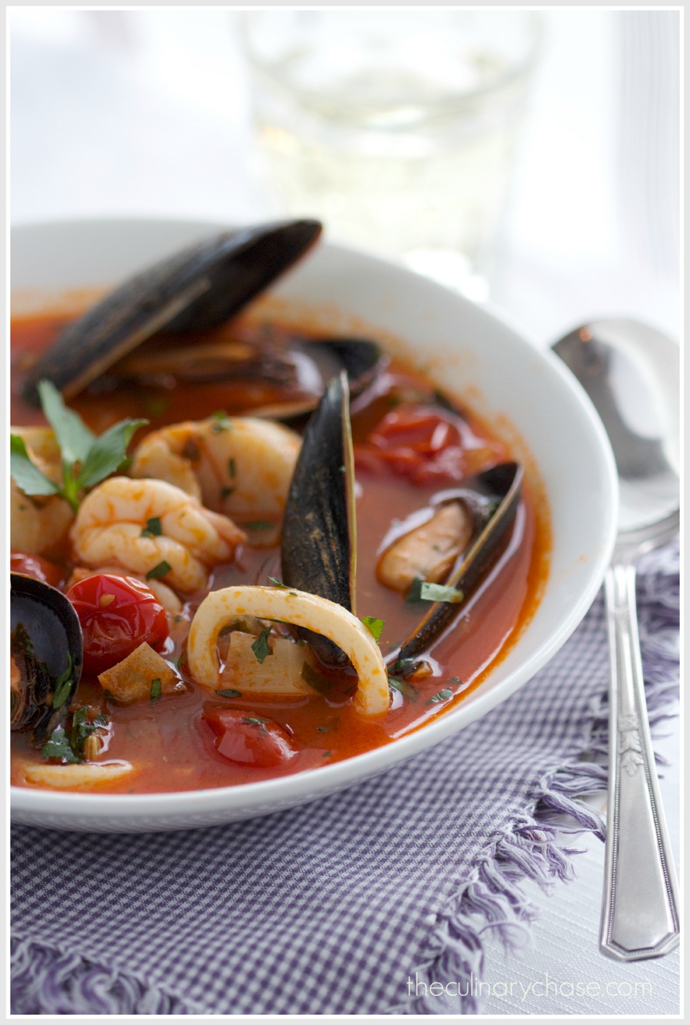 seafood soup by The Culinary Chase