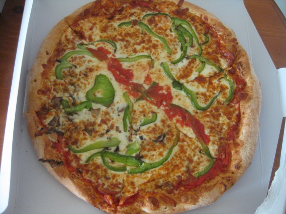 Combination pizza at Napoli - Sydney