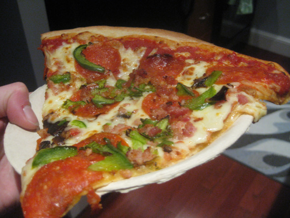A slice of Pizza Corner in Halifax.