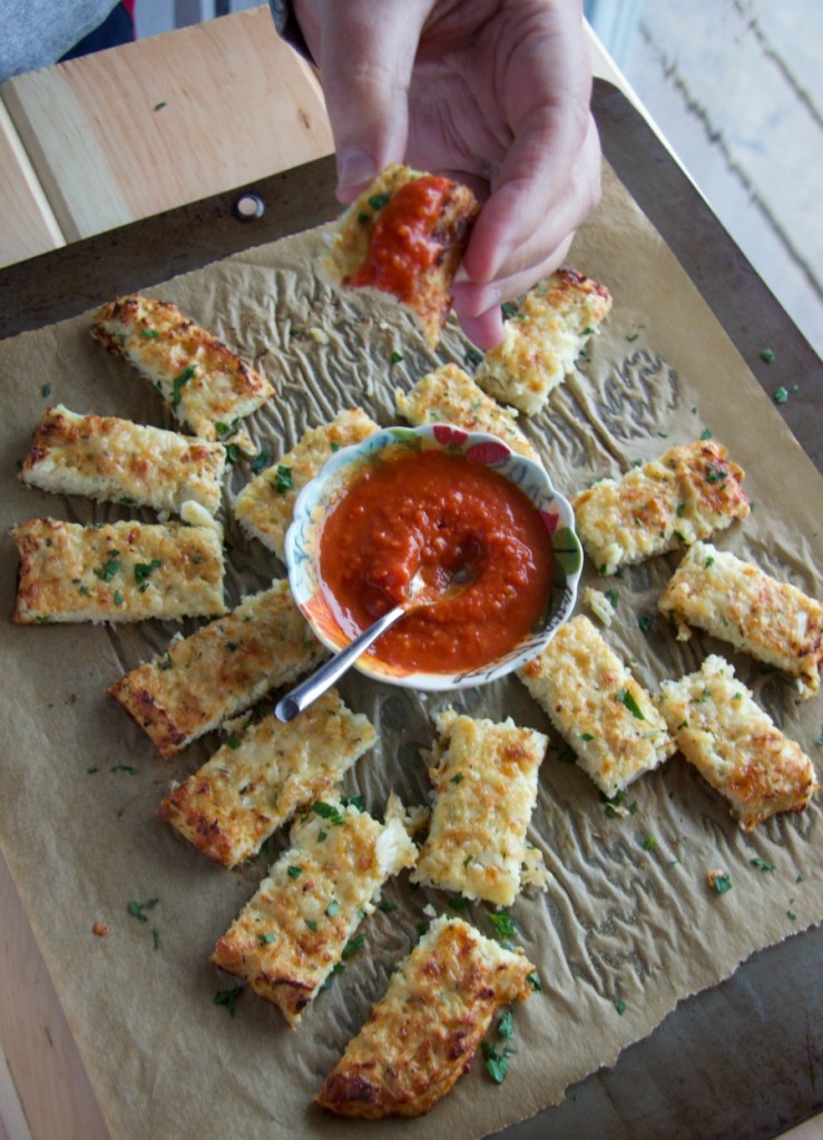 cauliflower breadstick by The Culinary Chase
