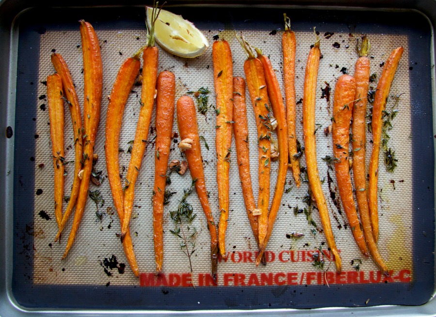 roasted carrots by The Culinary Chase