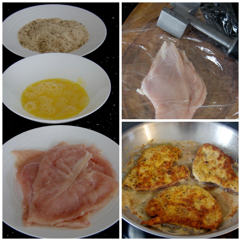 Turkey Cutlet Collage by The Culinary Chase