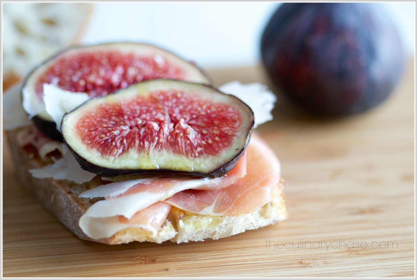 fig crostini by The Culinary Chase