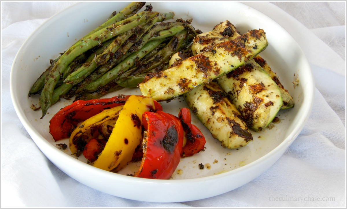 grilled veggies by The Culinary Chase