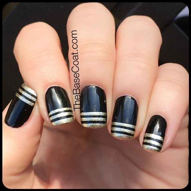 NOTD: Inspired by @nailsbyarelisp! They remind me of ancient Egypt (: I used @revlon Gold Coin & my beloved @zoyanailpolish Raven! #nailsofinstagram #nailstopleaseyou #paintednails #sgnailartpromote #weloveyournailart #nailstagram #nailsofig #nails2inspire #nailpromote #craftyfingers #dailydigits #dailynailart #fckyeahnailart #manicure #mani #nailpolish #nails #nailart #notd #nailitdaily #nailpolish #polish #nailartaddict #nailartwow #nailartoohlala