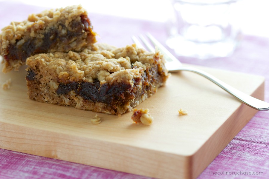 date squares by The Culinary Chase
