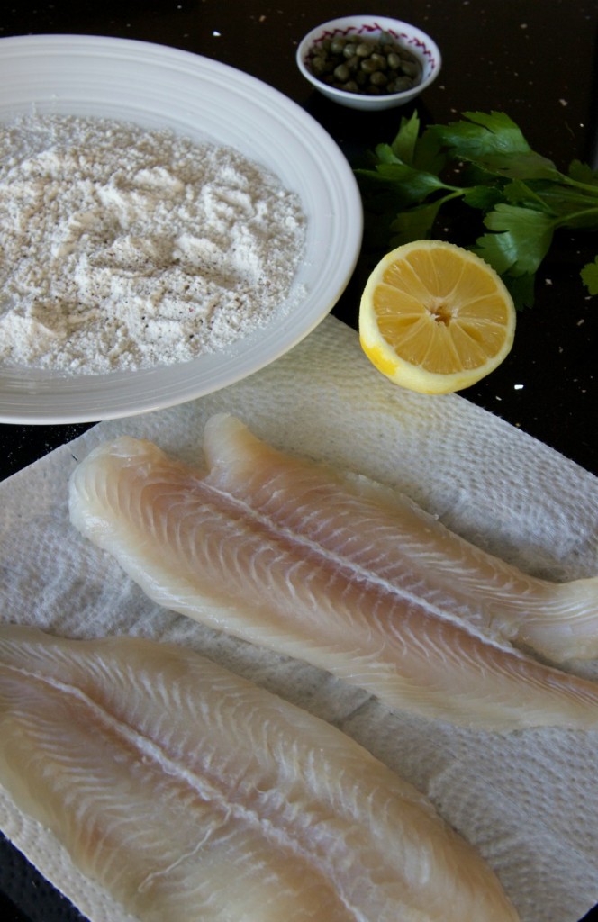 fish piccata ingredients by The Culinary Chase