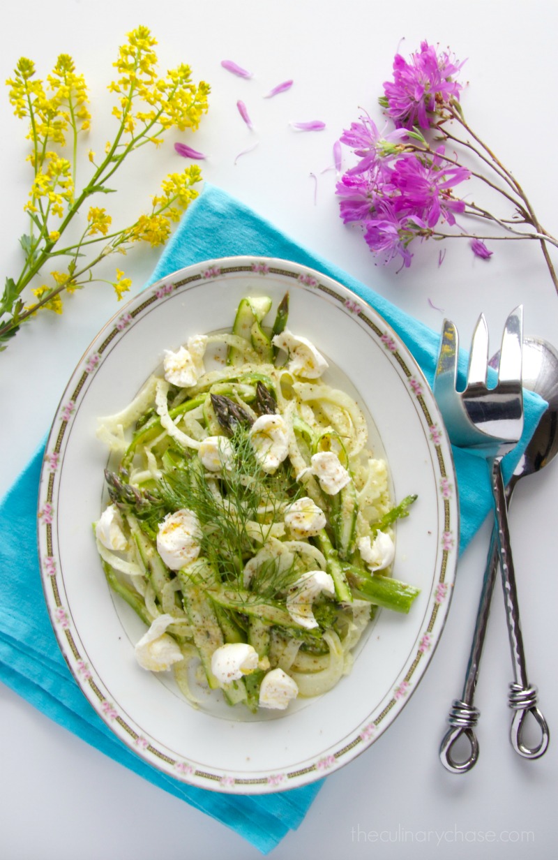 Asparagus and Fennel Salad by The Culinary Chase