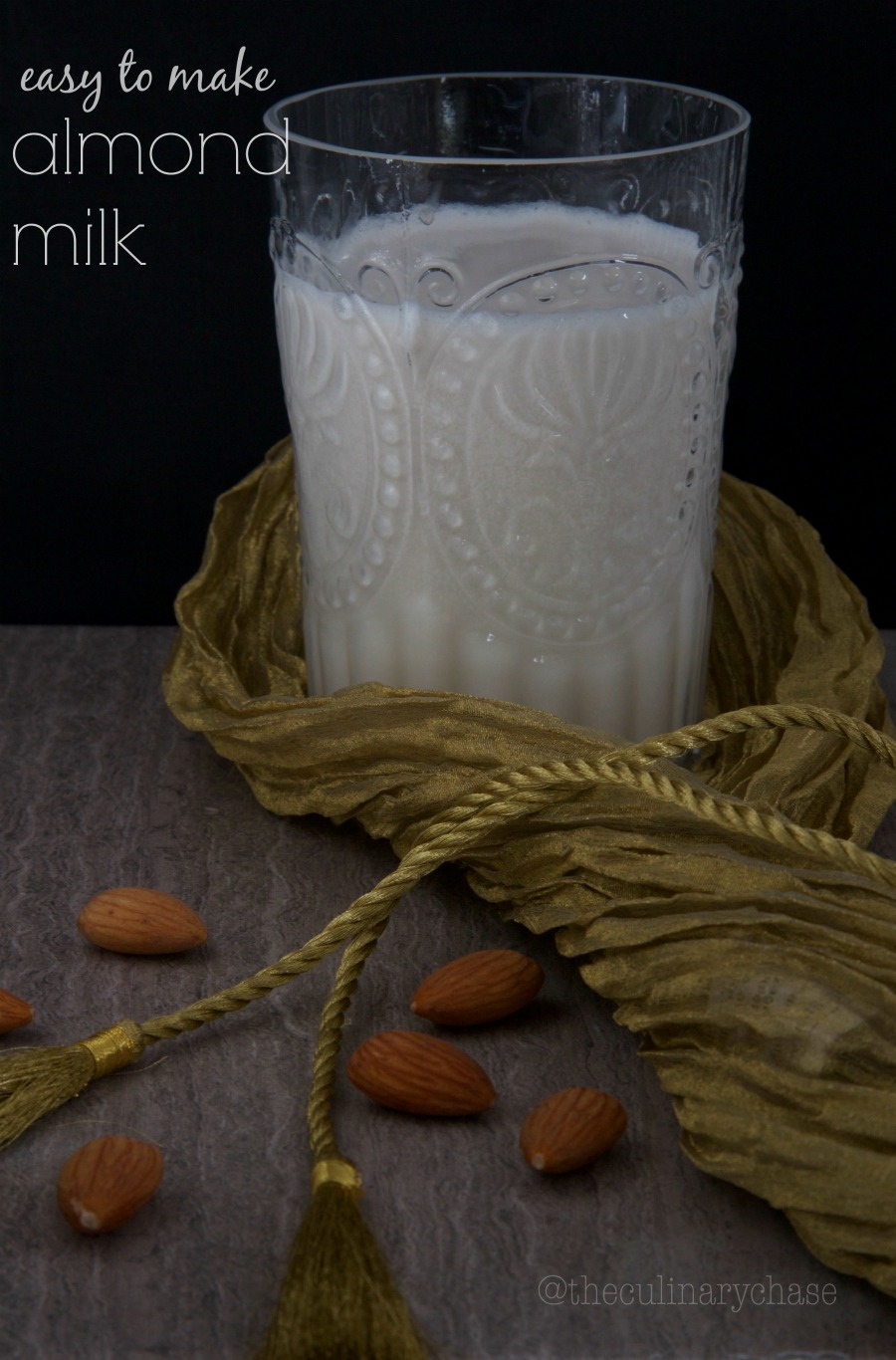 easy to make almond milk