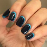 How to give your dark fall cream polishes a pop - add a bright color underneath to create a ruffian ? I used @essiecanada I